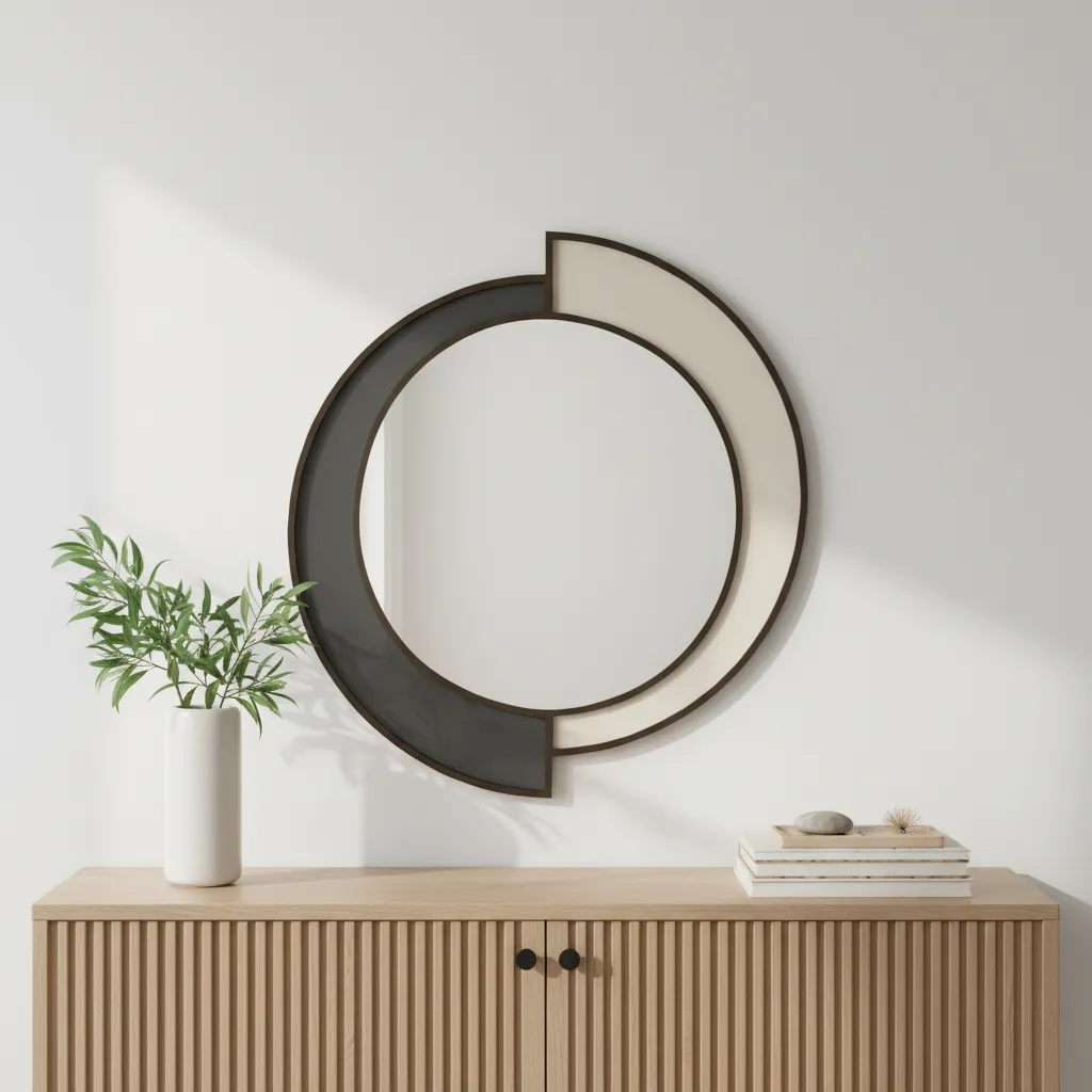 Yin-Yang Of Reflections Wall Mirror media 1