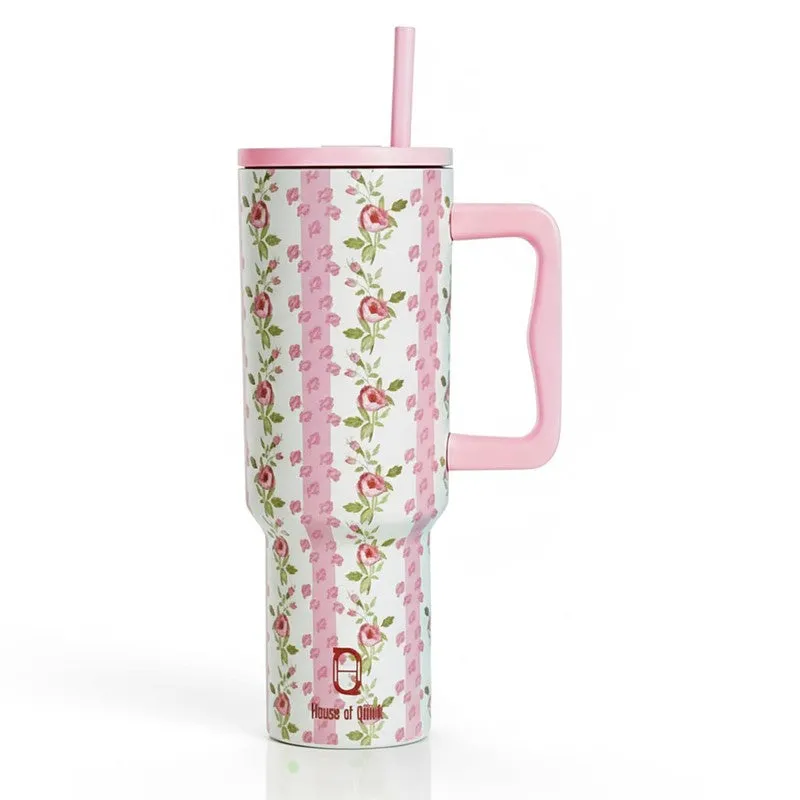 Floral Stainless Steel Tumbler - 1200 mL media 3