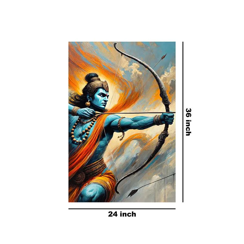 The Divine Archer Wall Painting media 8