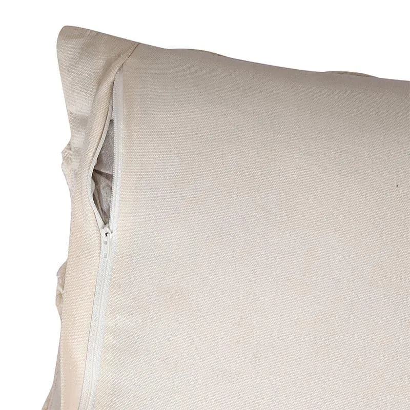 Dreva Tufted Cotton Cushion Cover - Beige media 6