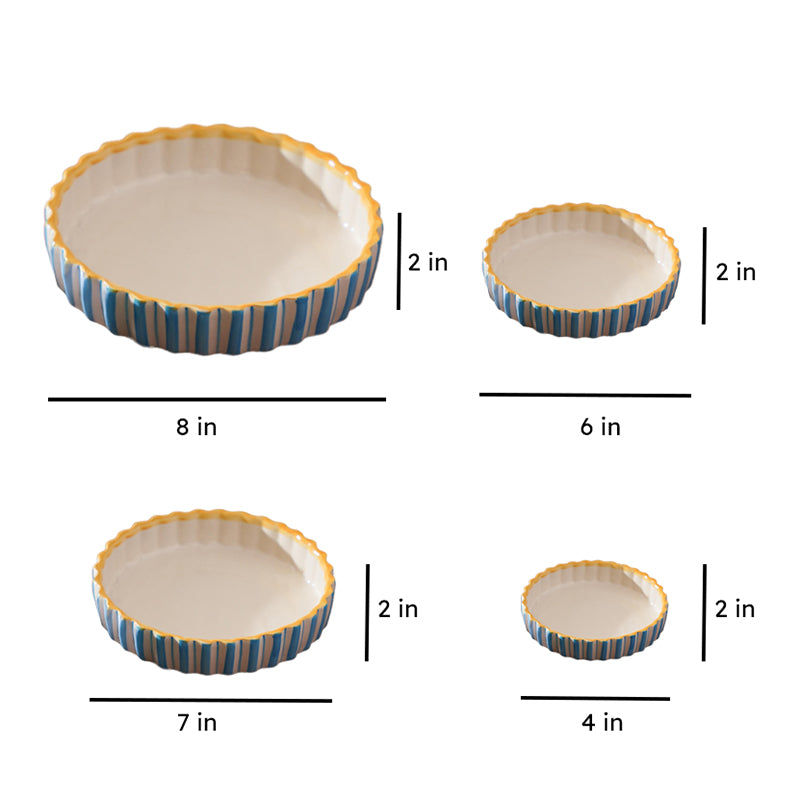 Parisienne Snack Plate - Set Of Four media 6