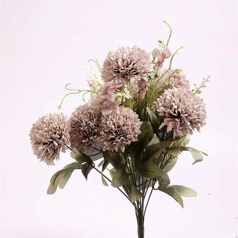 AarviDecor Dusty Charm Silk Artificial Flowers media 5