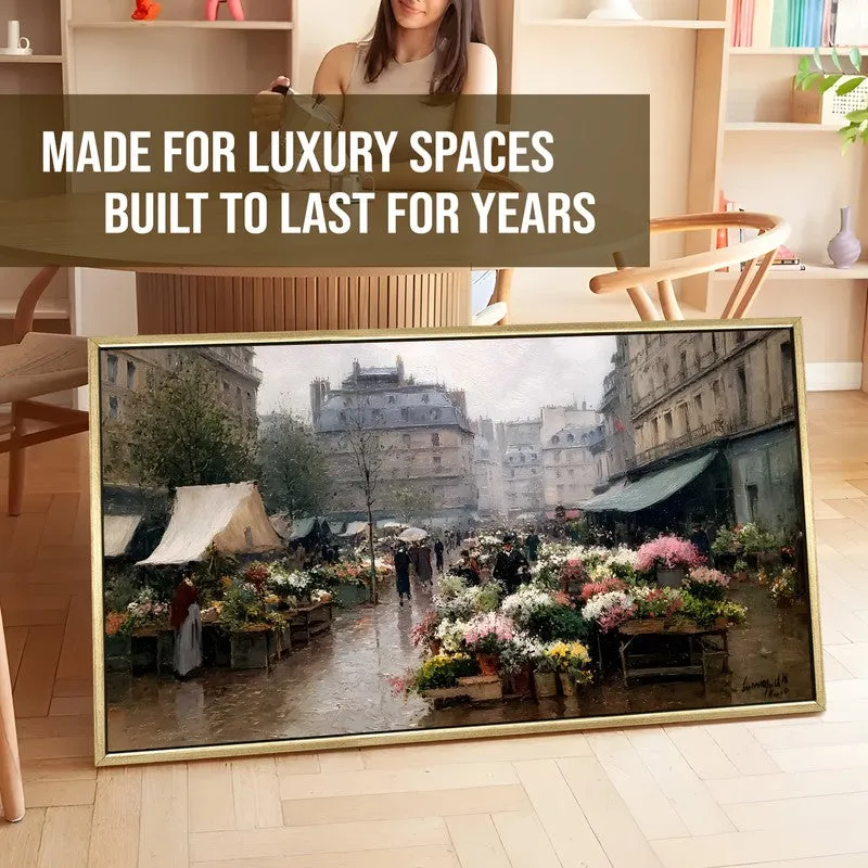 European Flower Stall Street Wall Art media 5