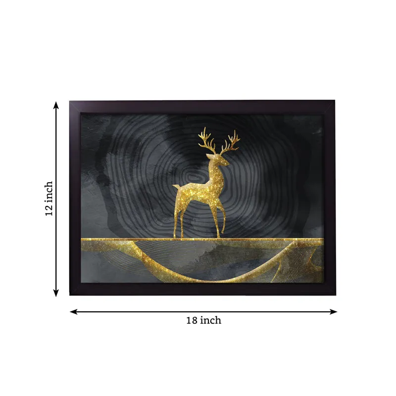 Celestial Stag Wall Painting media 4