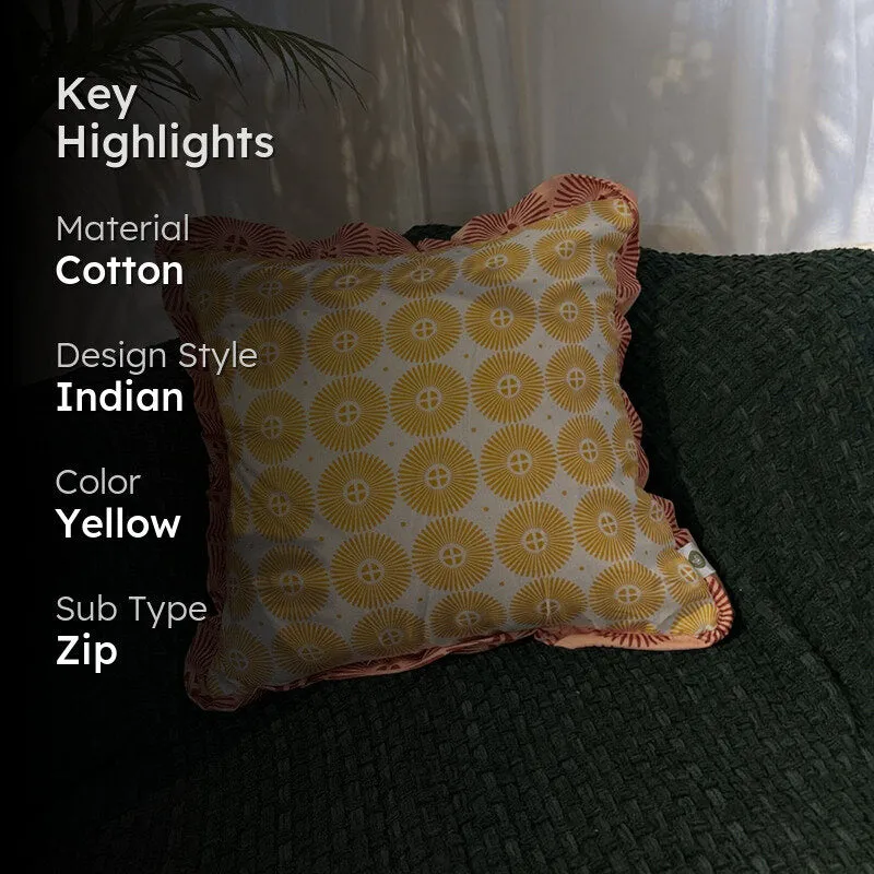 Ethnikha I Cotton Cushion Cover media 2