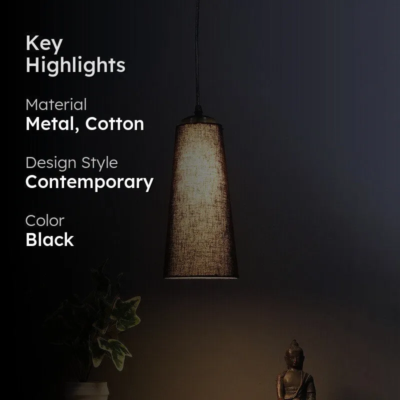 Solarae Metal Ceiling Lamp - Black media 2