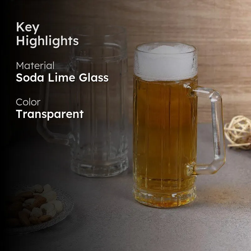 Tristo Beer Mug (550 ML) - Set Of Two media 2