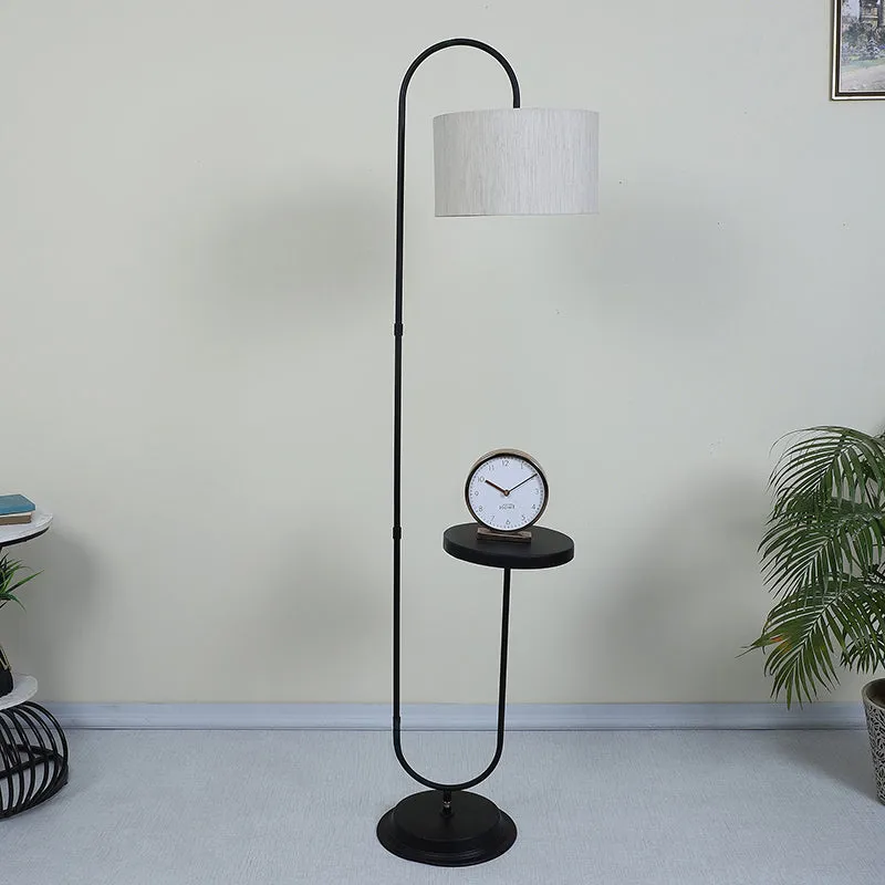 Lucciola Solid Arched Metal Floor Lamp - White media 3