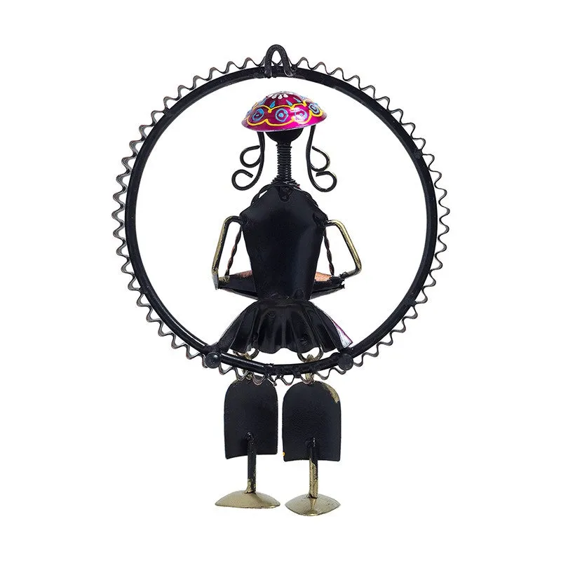 Doll Dhol Handcrafted Metal Wall Accent media 5