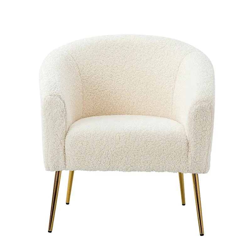 Stylo Neem Wood Accent Chair - White media 8