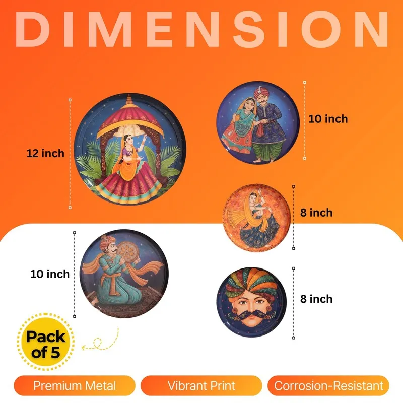 Sacred Grove Wall Plates - Set of Five media 12