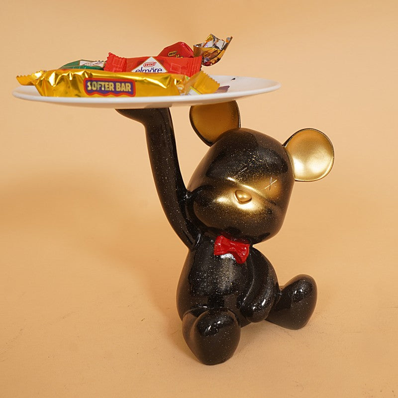 Adorable Black Monkey Holding Tray media 6