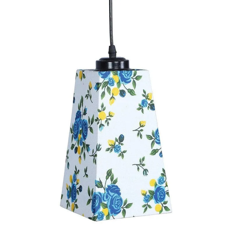 Floral Glow Fabric Ceiling Lamp media 6