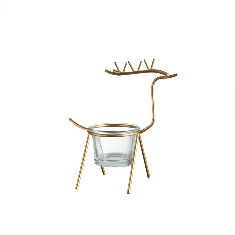 Stick Stag Tealight Candle Holder - Set Of Two media 6