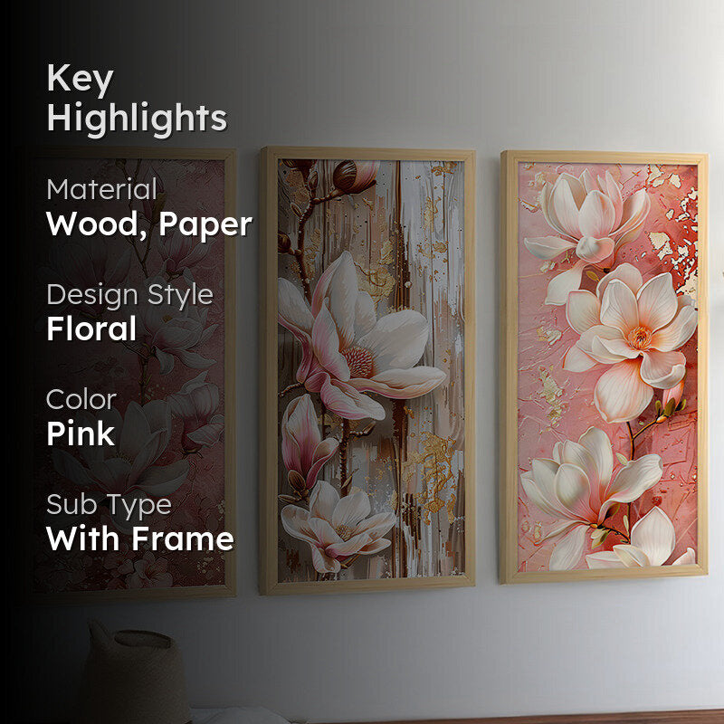 Frangipani Faeries Paper Wall Art - Set Of Three media 2