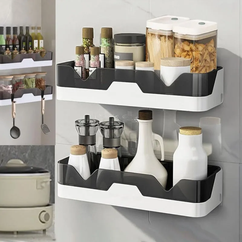 Self (Adhesive Plastic Bathroom Racks) - Set Of Two media 3