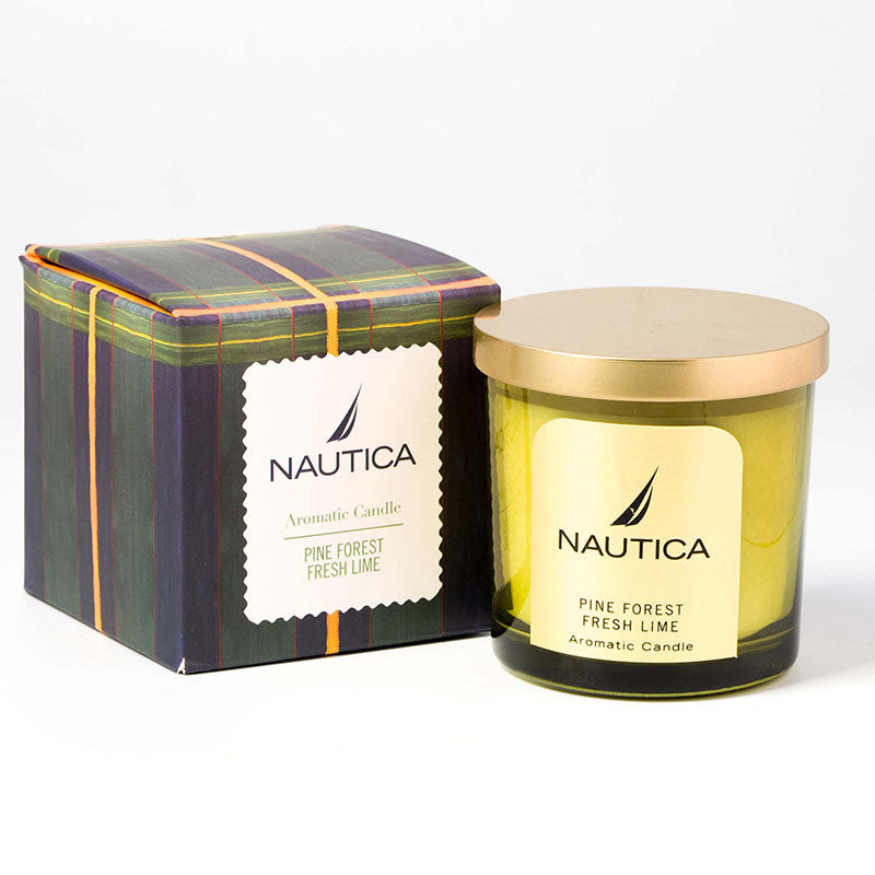 Nautica Mystic Dawn Scented Jar Candle - Pine Forest & Fresh Lime media 7