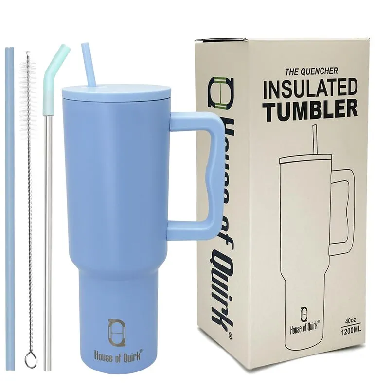 Hydra Boost Stainless Steel Tumbler (1200 ML) - Mist Blue media 4