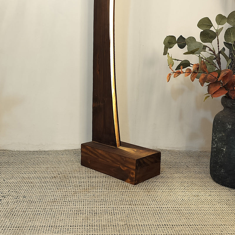 Emporio Wooden LED Floor Lamp media 4