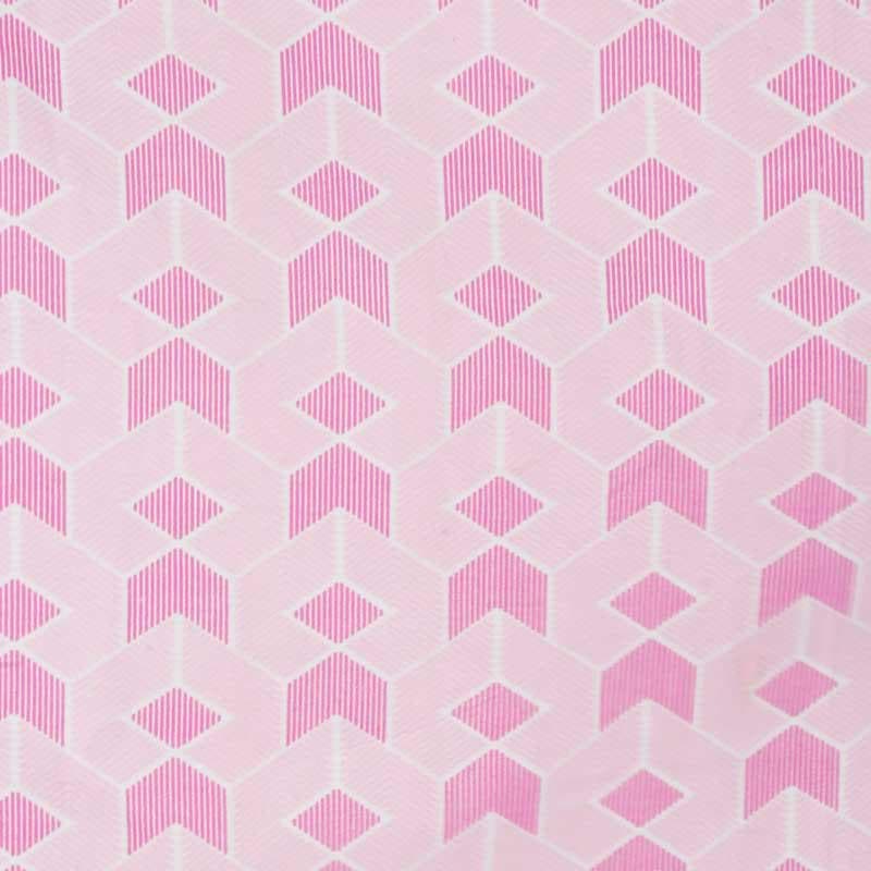 Miniature Mosaic - Pink Microfiber Bedsheet - 300 GSM media 4
