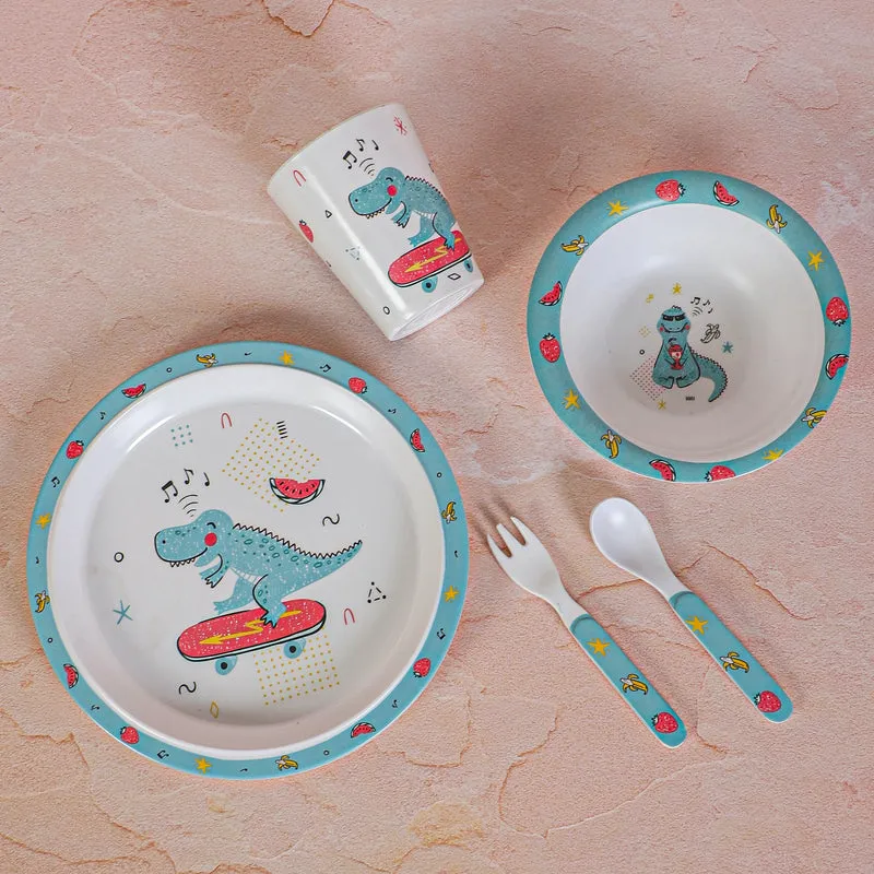 Croc Craze Kids Dinner Set - Five Piece Set media 3
