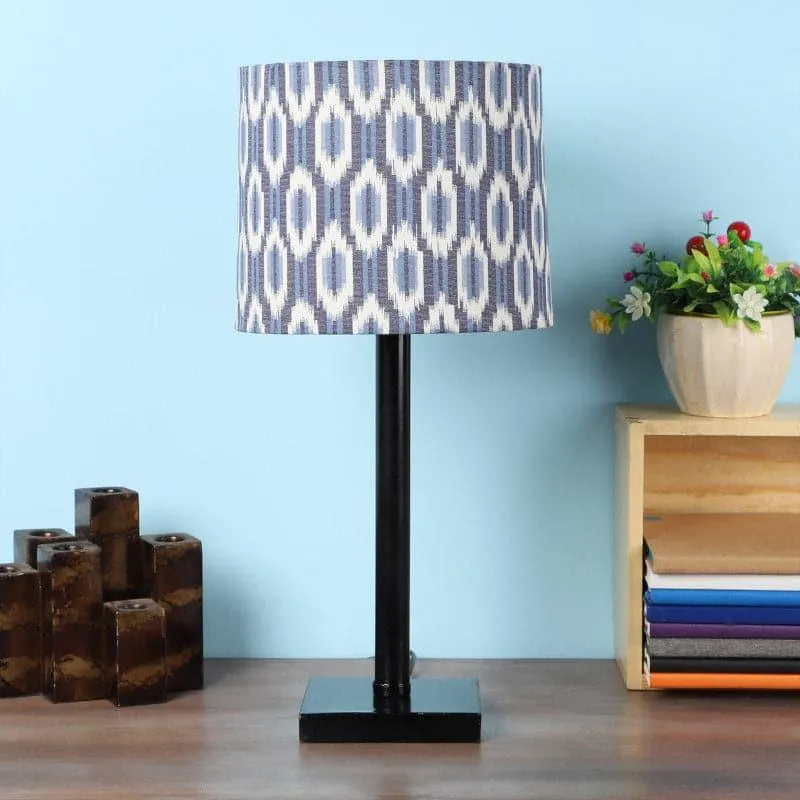 Lois Monroe Fabric Table Lamp - Blue,White media 3
