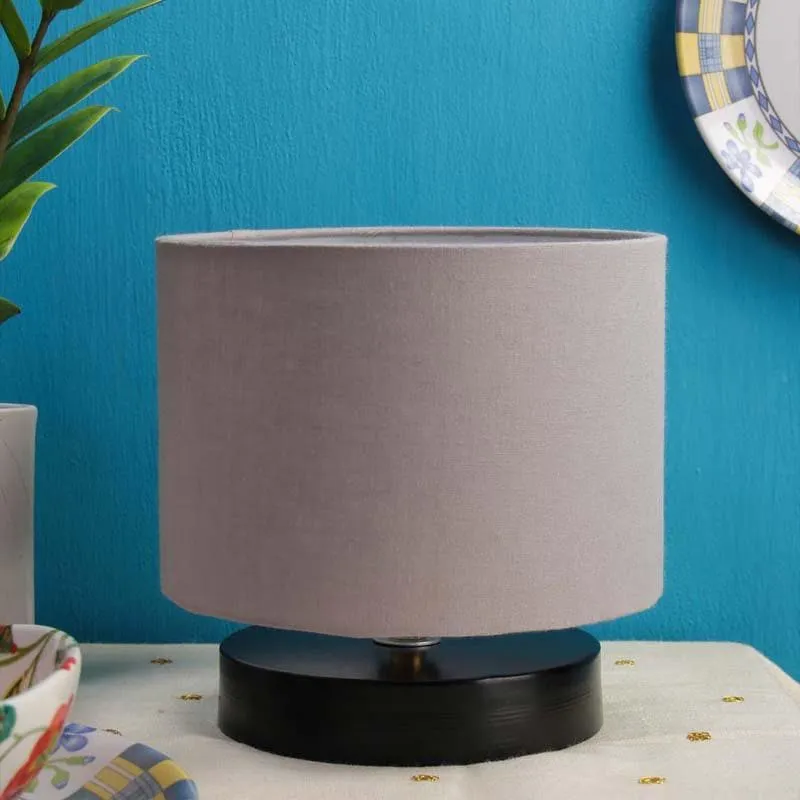 Dum Dum Fabric Table Lamp - Grey,Black media 3