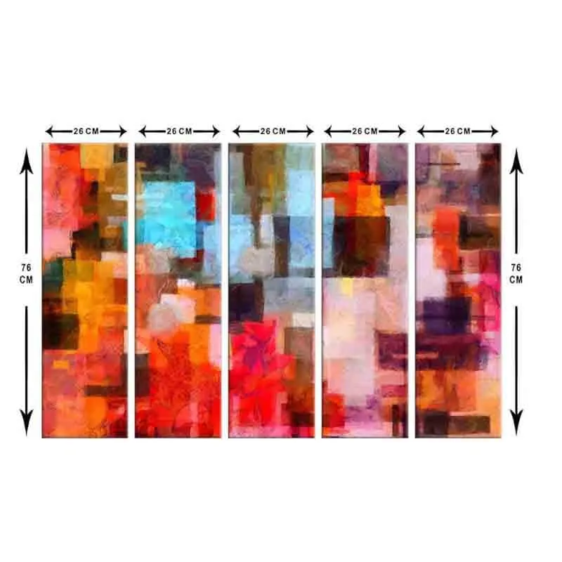 Blurred Wall Art - Set of Five media 7