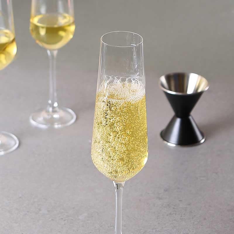 Classic Bohemia Crystal Champagne Flute - Set of Six - 200 ML