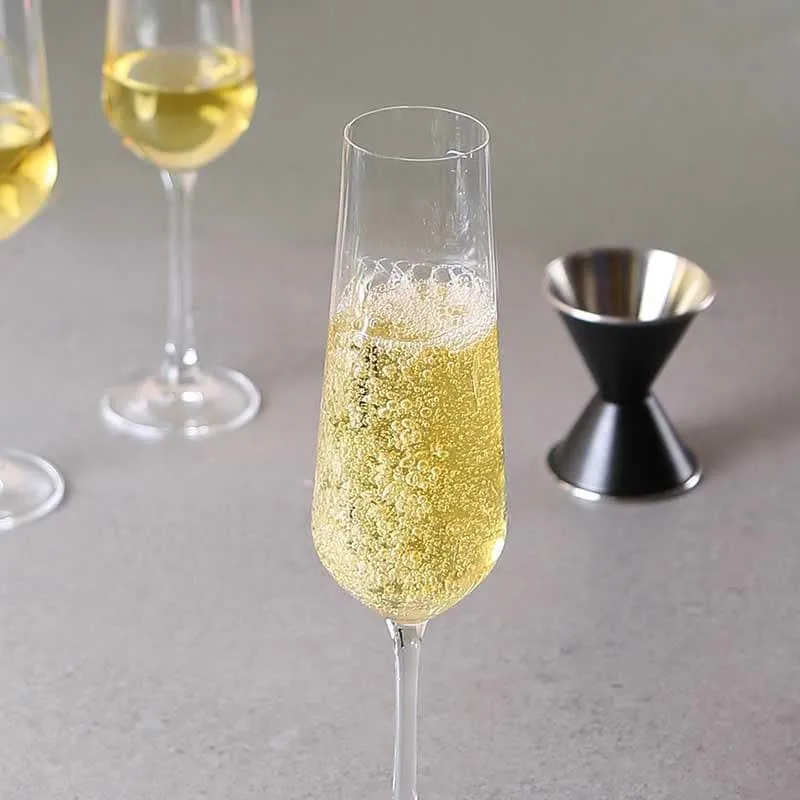 Classic Bohemia Crystal Champagne Flute - Set of Six media 1