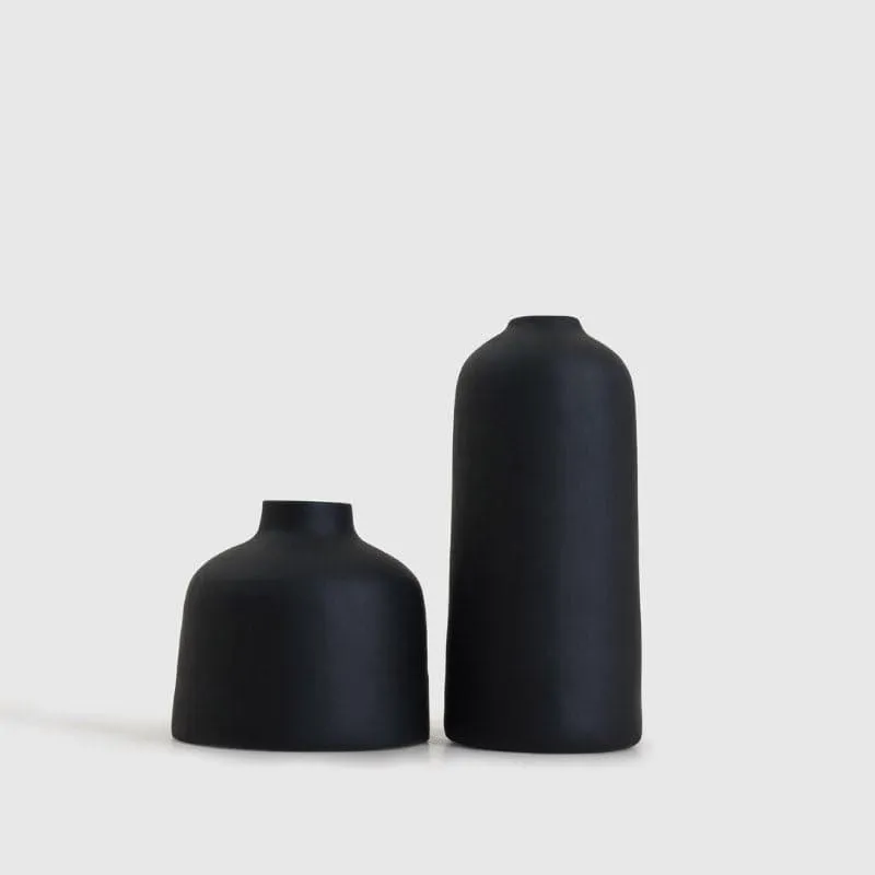 Abbot Vase (Black) - Set Of Two media 3