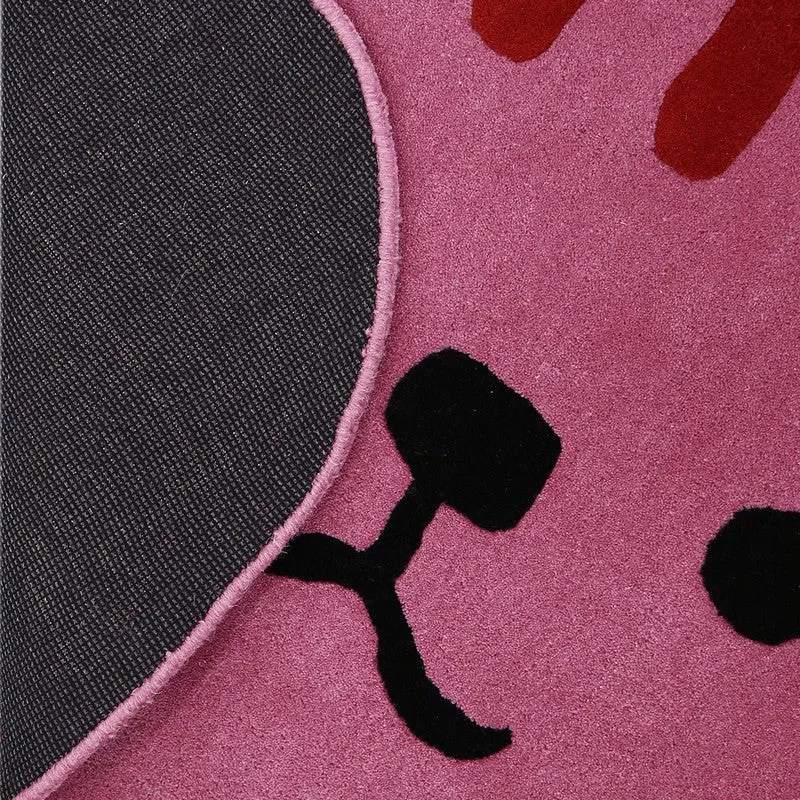 Meow Wool Carpet - Pink media 5