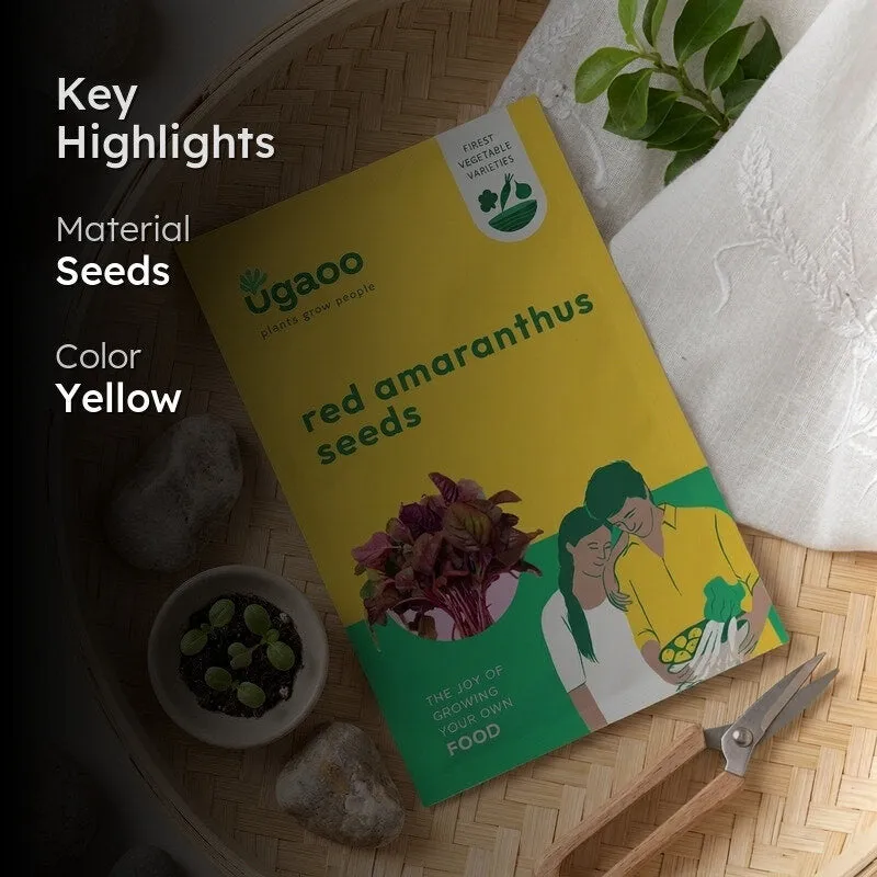Ugaoo Red Amaranthus Seeds (Red Math) media 2