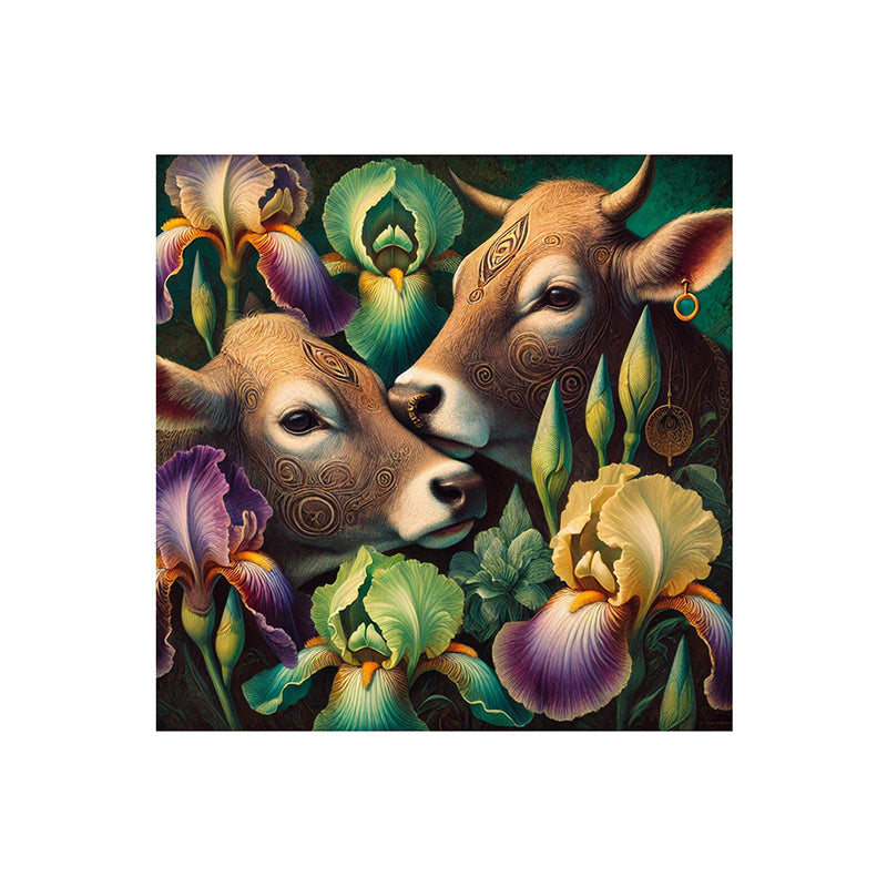 Highland Cattle Wall Painting media 4