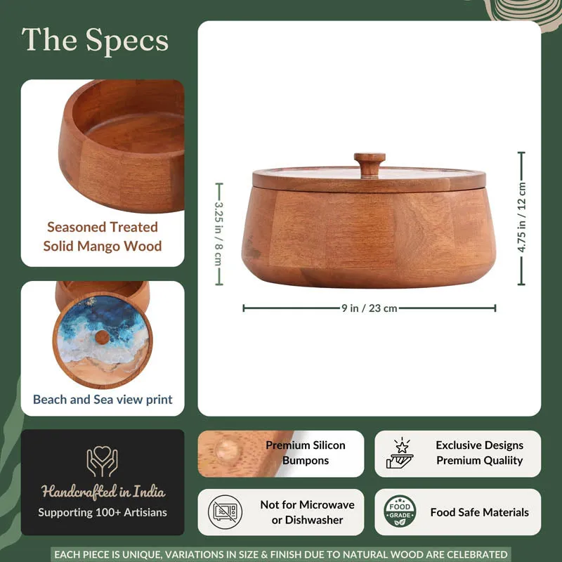 Sima Light Walnut Roti Box media 5