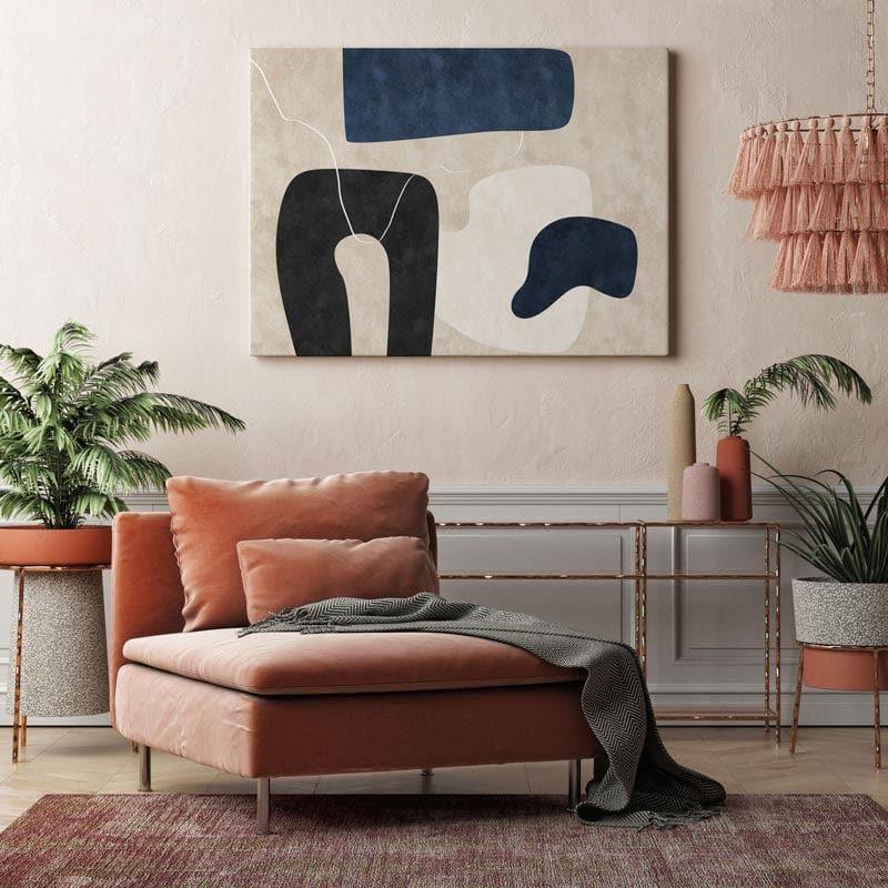 Geometric Shapes Canvas Wall Painting - Gallery Wrap media 3