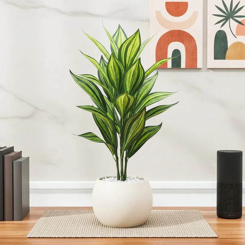 Faux Sterling Dieffenbachia Plant - 2.2 Feet media 1