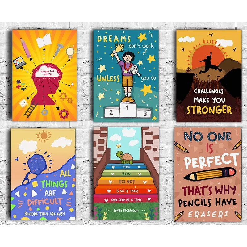 Dreams Vibrant Wall Poster - Set Of Six media 1