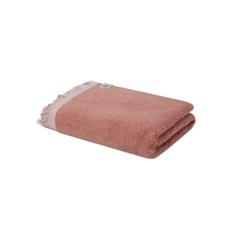 Melange Terry Cotton Hand Towel - Pop Coral media 4