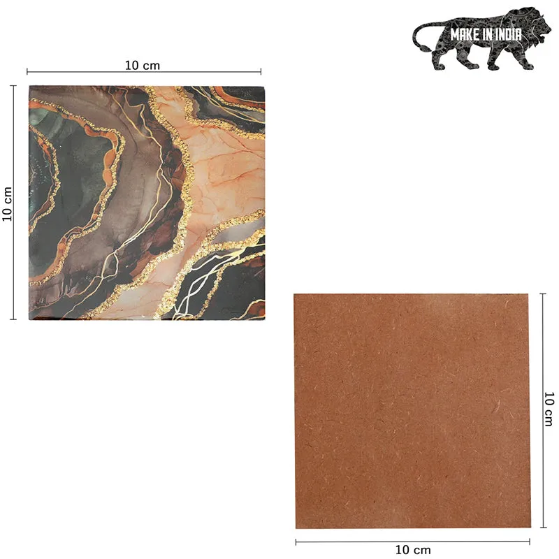 Marbled Earth Coaster - Seven Piece Set media 7