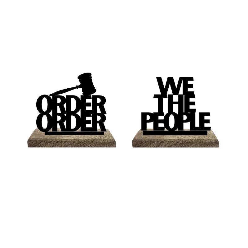 Lawyer's Pride Typography Showpiece - Set Of Two media 5