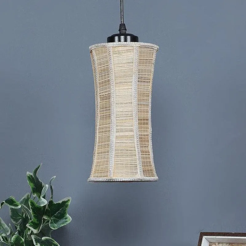 Vintage Bamboo Ceiling Lamp media 5