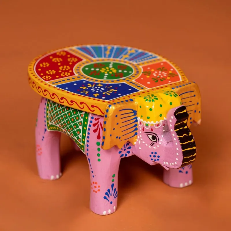 The Joyful Elephant Seat Stool - Multicolor media 3