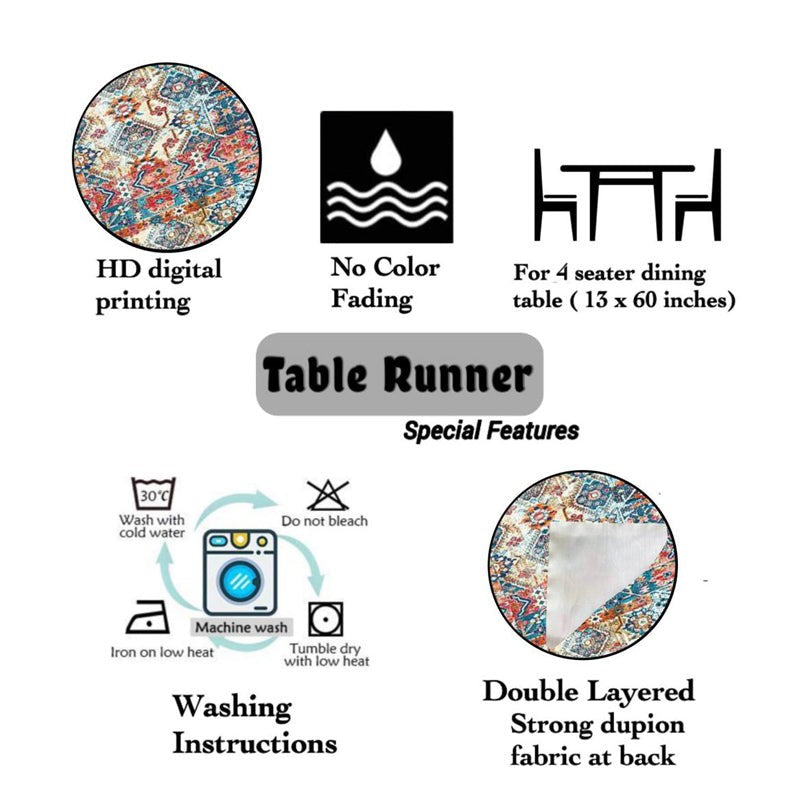 Nikunj Poly Canvas Table Runner media 7