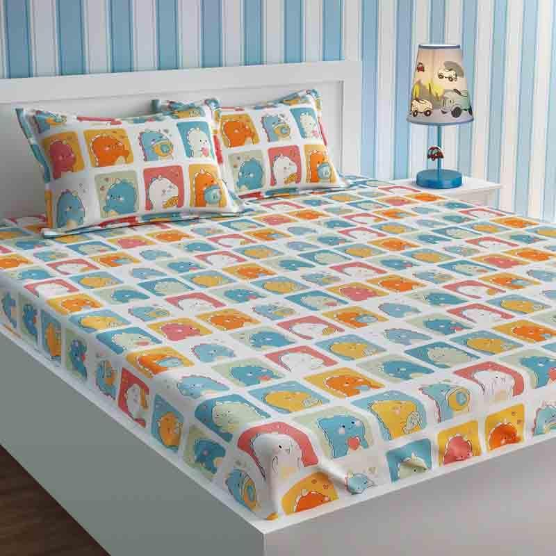 Dino Toddlers Cotton Bedsheet - 210 TC media 3
