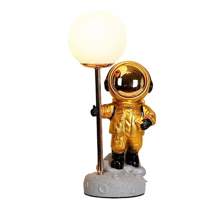Space Force Table Lamp - White,Gold media 3