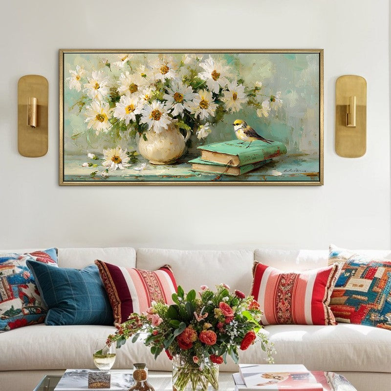 Soft Serenity Canvas Wall Painting With Frame