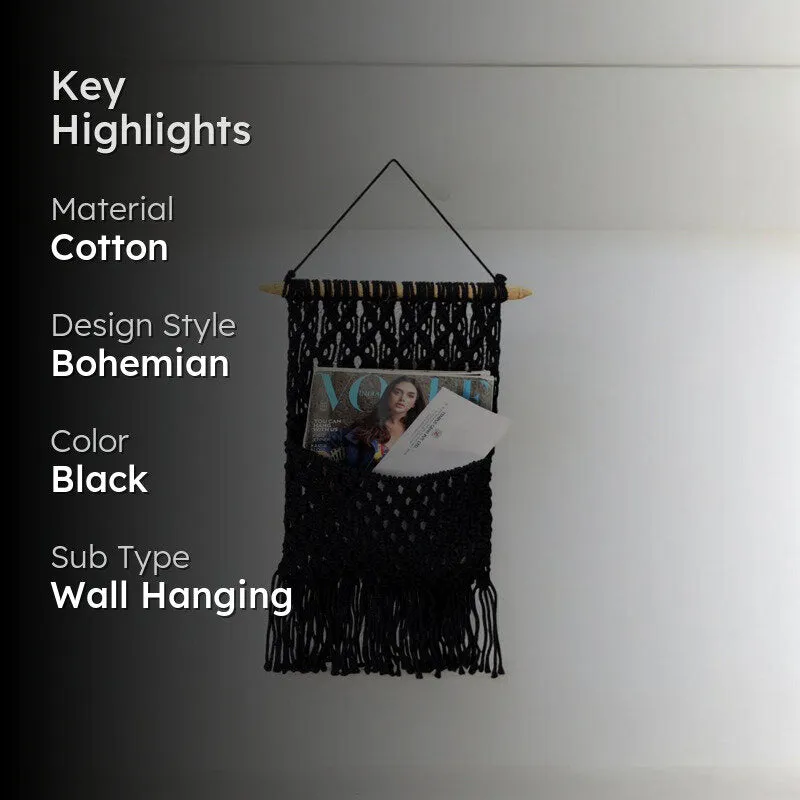 Boho Bureau Macrame Cotton Wall Hanging media 2