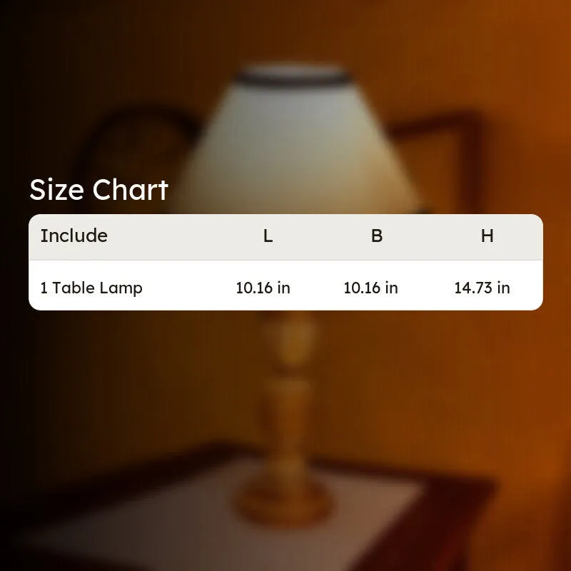 Zenrae Elix Wooden Table Lamp - White media 9