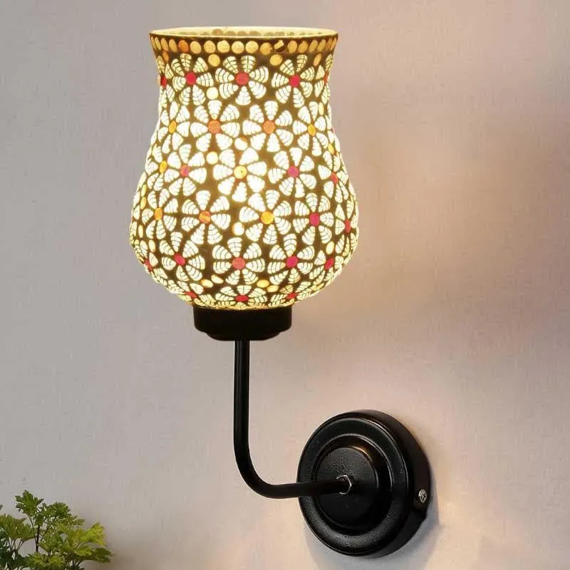 Bareeque Glass & Metal Wall Lamp media 3